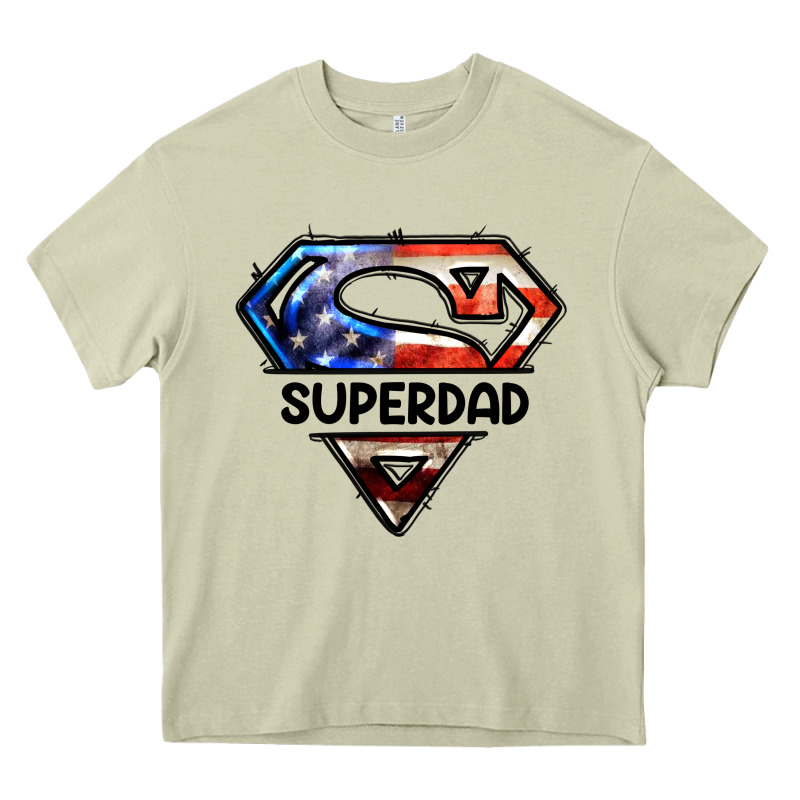 American Super Dad Heavy Core Tee by LillyAllenDesigns | Teevron