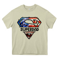 Mossy American Super Dad Heavy Core Tee - LillyAllenDesigns
