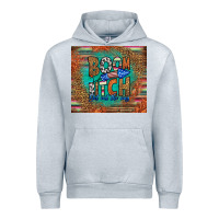 Heather Grey boom bitch get out the way Urban Hoodie - HRA Design Shop