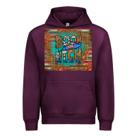 Mauve Wine boom bitch get out the way Urban Hoodie - HRA Design Shop