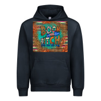 Navy boom bitch get out the way Urban Hoodie - HRA Design Shop