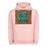 Pigment Salmon boom bitch get out the way Urban Hoodie - HRA Design Shop