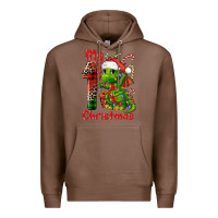 Chestnut my first christmas dragon Premium Hoodie - FaDigitalArtStudio