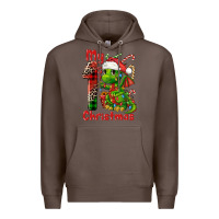 Coffee my first christmas dragon Premium Hoodie - FaDigitalArtStudio