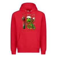Red my first christmas dragon Premium Hoodie - FaDigitalArtStudio