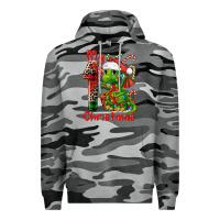 Slate Camo my first christmas dragon Premium Hoodie - FaDigitalArtStudio