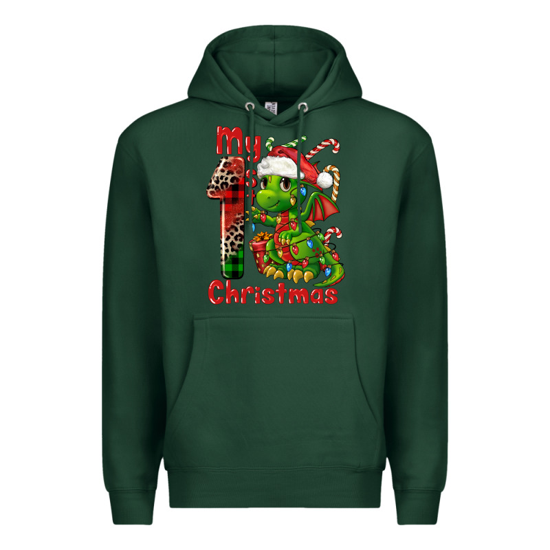 My First Christmas Dragon Premium Hoodie by FaDigitalArtStudio | Teevron