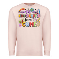 Pale Pink watch out kindergarten here i come Premium Sweatshirt - MaliasSmallBusiness