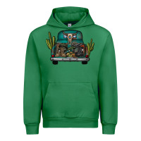 Emerald soldier truck Urban Hoodie - CowhideDigitalArt