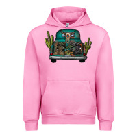 Fuchsia Pink soldier truck Urban Hoodie - CowhideDigitalArt