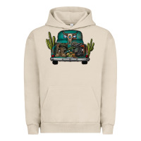 Pigment French Oak soldier truck Urban Hoodie - CowhideDigitalArt