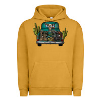 Pigment Peanut Butter soldier truck Urban Hoodie - CowhideDigitalArt