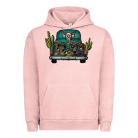 Pigment Salmon soldier truck Urban Hoodie - CowhideDigitalArt
