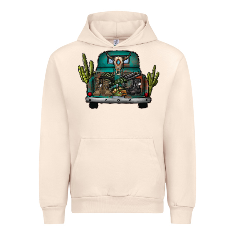 Soldier Truck Urban Hoodie by CowhideDigitalArt | Teevron