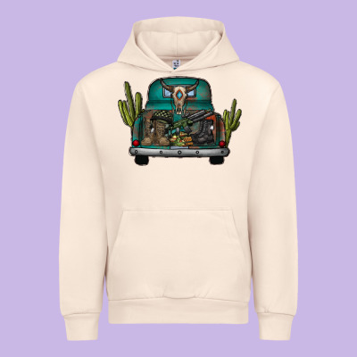 Soldier Truck Urban Hoodie Designed By Cowhidedigitalart