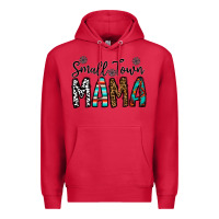 Cardinal small town mama Premium Hoodie - CowhideDigitalArt