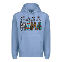 Colony Blue small town mama Premium Hoodie - CowhideDigitalArt