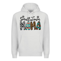 Dove Grey small town mama Premium Hoodie - CowhideDigitalArt