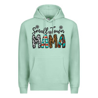Seafoam small town mama Premium Hoodie - CowhideDigitalArt