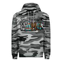 Slate Camo small town mama Premium Hoodie - CowhideDigitalArt
