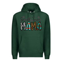 Sports Green small town mama Premium Hoodie - CowhideDigitalArt