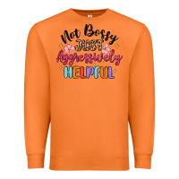 Carrot not bossy just aggressively helpful Premium Sweatshirt - MaliasSmallBusiness