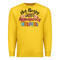 Lemon not bossy just aggressively helpful Premium Sweatshirt - MaliasSmallBusiness
