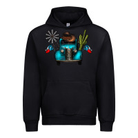 Black texas truck Urban Hoodie - CowhideDigitalArt