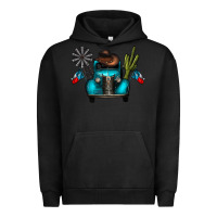 Pigment Black texas truck Urban Hoodie - CowhideDigitalArt