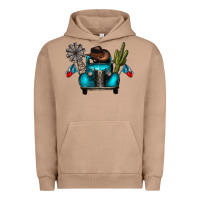 Pigment Burro texas truck Urban Hoodie - CowhideDigitalArt