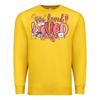 Lemon one loved nurse valentine's day Premium Sweatshirt - MaliasSmallBusiness