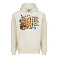Oatmeal Heather pumpkin spice baby Premium Hoodie - RacoonDesign