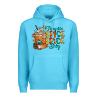 Ocean Blue pumpkin spice baby Premium Hoodie - RacoonDesign
