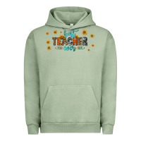 Pigment Oil Green best teacher ever 16oz libbey glass Urban Hoodie - HRA Design Shop