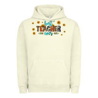 Pigment Pistachio best teacher ever 16oz libbey glass Urban Hoodie - HRA Design Shop