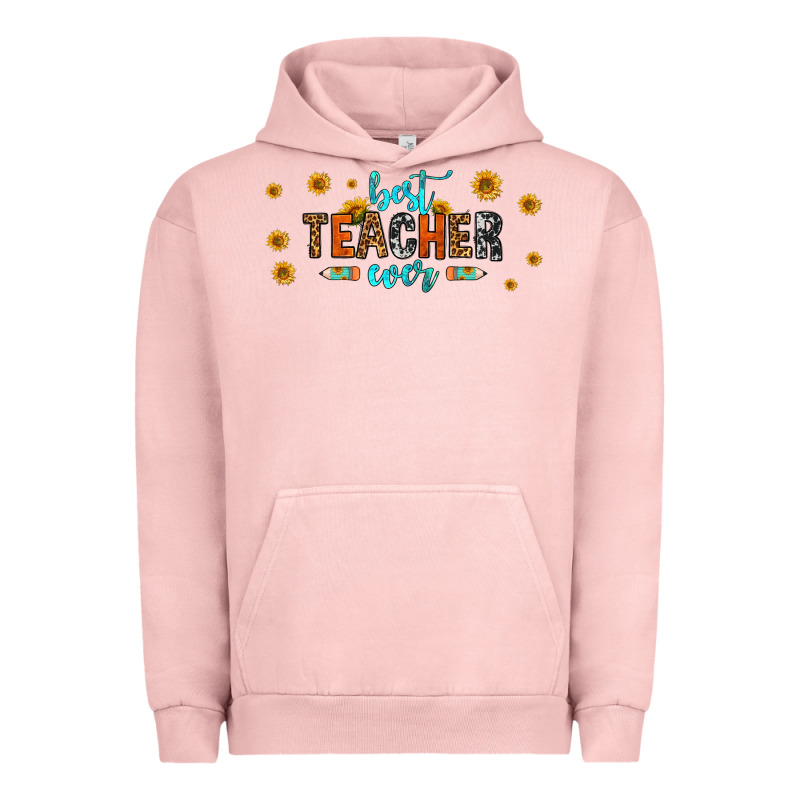 Best Teacher Ever 16oz Libbey Glass Urban Hoodie by HRA Design Shop | Teevron