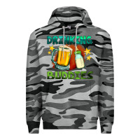 Slate Camo drinking buddies with baby bottle and beer Premium Hoodie - HRA Design Shop