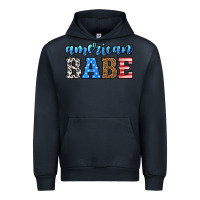Navy american babe Urban Hoodie - HRA Design Shop