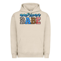 Pigment French Oak american babe Urban Hoodie - HRA Design Shop