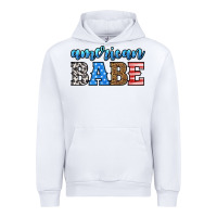 White american babe Urban Hoodie - HRA Design Shop