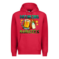 Cardinal drinking buddies with baby bottle and beer Premium Hoodie - HRA Design Shop