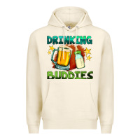 Tofu drinking buddies with baby bottle and beer Premium Hoodie - HRA Design Shop