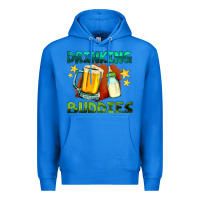 True Royal drinking buddies with baby bottle and beer Premium Hoodie - HRA Design Shop