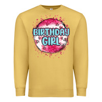 Antique Gold birthday girl Premium Sweatshirt - MaliasSmallBusiness