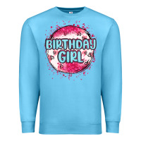 Ocean Blue birthday girl Premium Sweatshirt - MaliasSmallBusiness