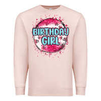 Pale Pink birthday girl Premium Sweatshirt - MaliasSmallBusiness