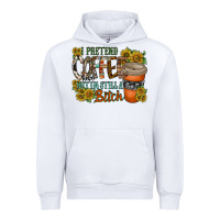 White coffee Urban Hoodie - RacoonDesign