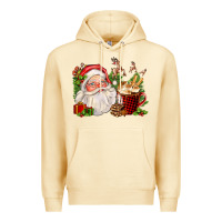 Pina Colada santa and hot cocoa cup Premium Hoodie - FaDigitalArtStudio