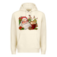 Sandshell santa and hot cocoa cup Premium Hoodie - FaDigitalArtStudio