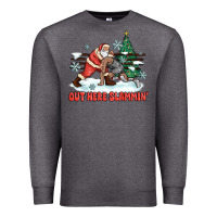 Charcoal Heather out here slammin' Premium Sweatshirt - MaliasSmallBusiness